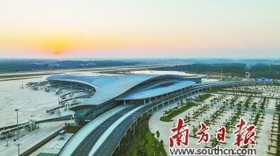 湛江吳川機(jī)場準(zhǔn)備就緒，靜待開門迎客。