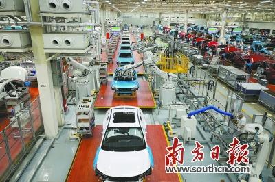 廣東新能源汽車生產(chǎn)車間